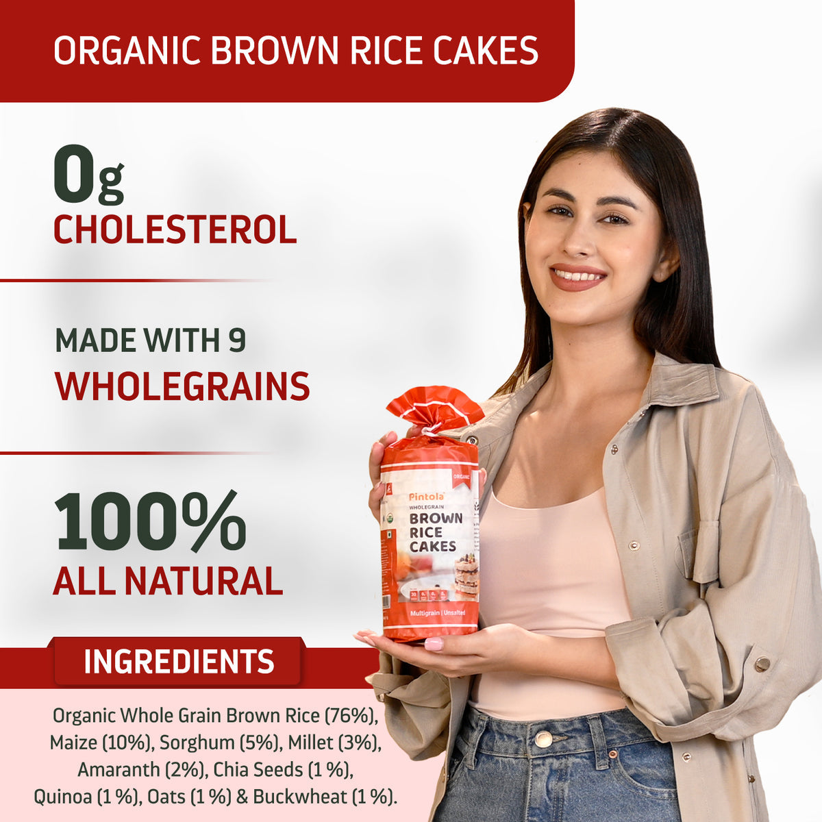 Pintola Brown Rice Cakes