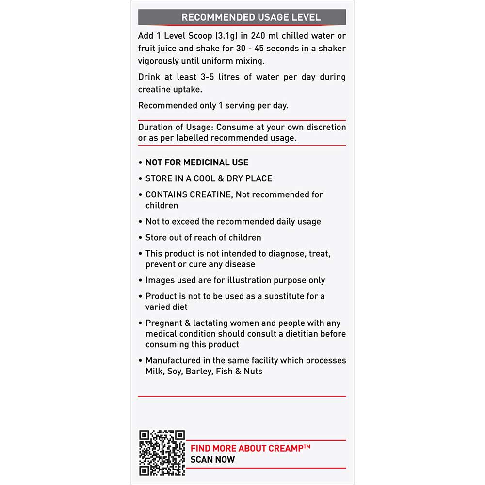 Muscleblaze CREAMP Creatine Monohydrate