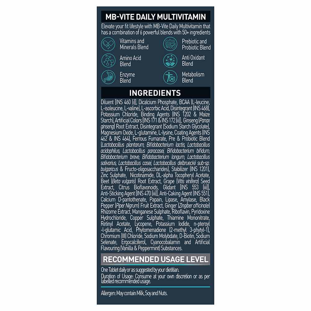 Muscleblaze MB-VITE Daily Multivitamin