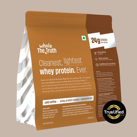 The Whole Truth 24g Whey Protein Blend (Isolate+Concentrate)