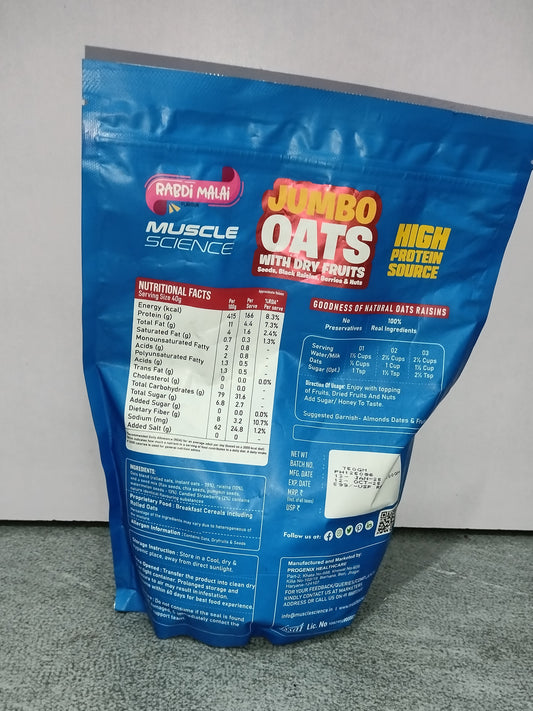 Muscle Science Rabdi Malai Jumbo Oats