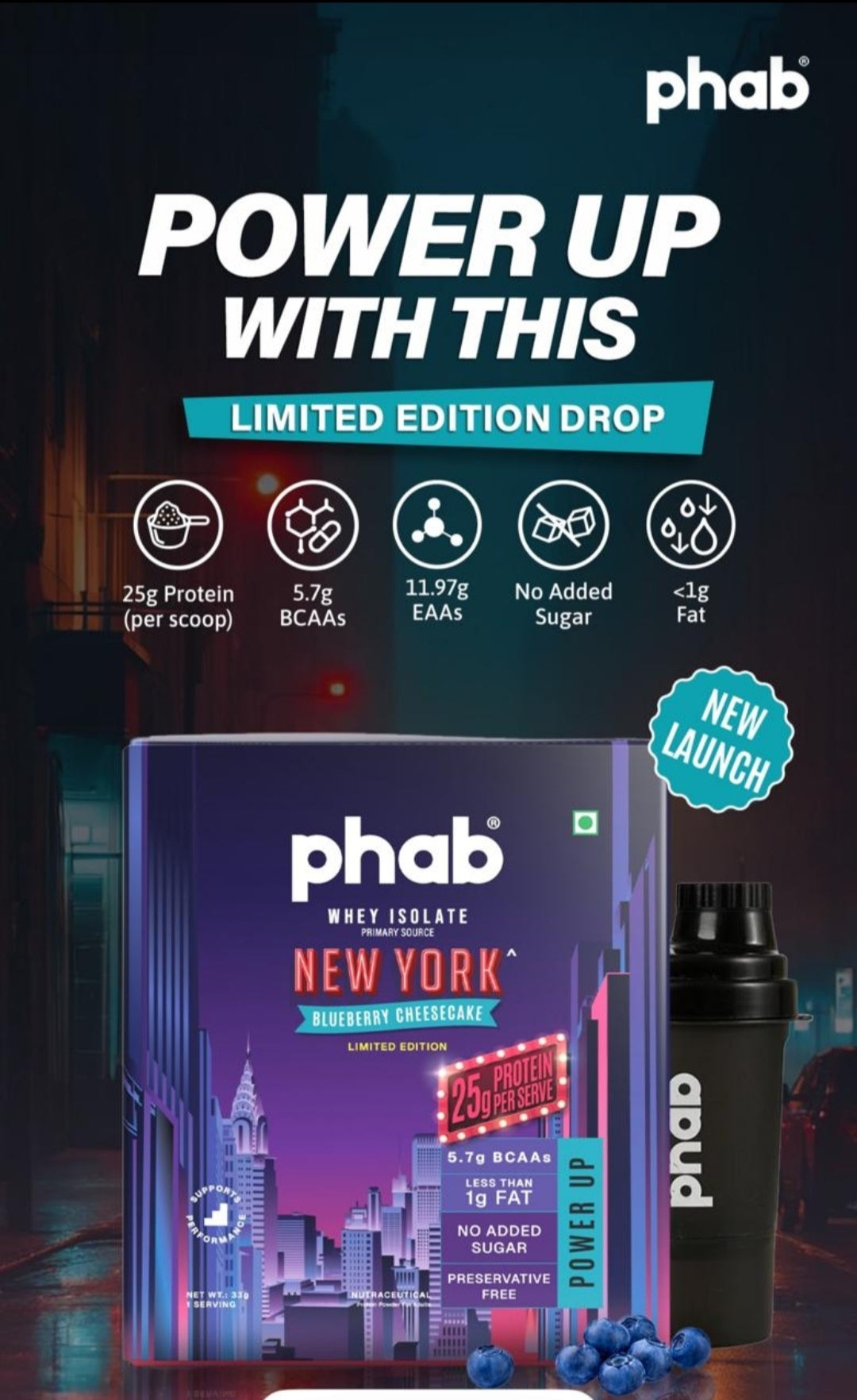 Phab Whey Protein Isolate | New York edition
