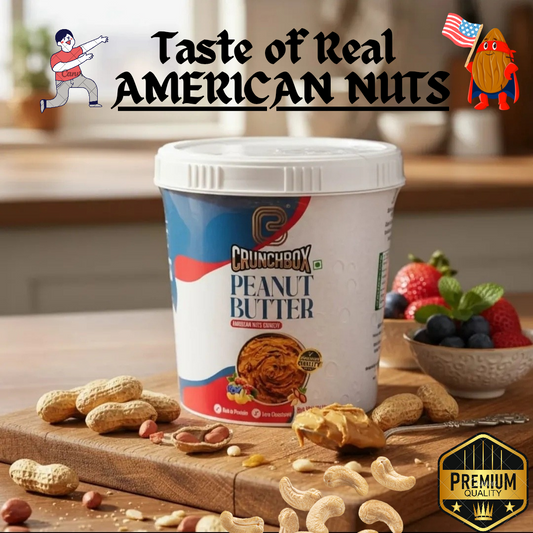 Crunchbox American Fruit n Nuts Premium Quality Peanut Butter