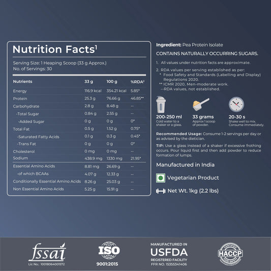 Nutrabay Pure 100% Pea Protein Isolate
