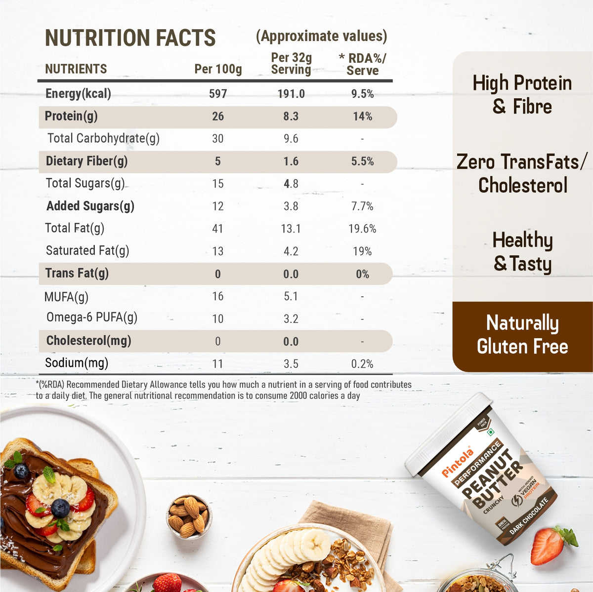 Pintola Performance Peanut Butter