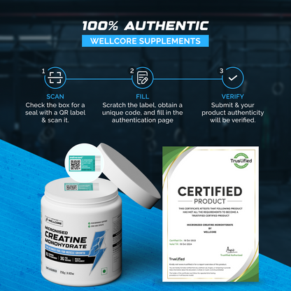 Wellcore Creatine Monohydrate