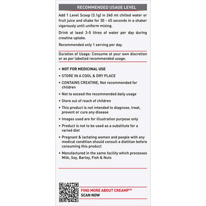 Muscleblaze CREAMP Creatine Monohydrate