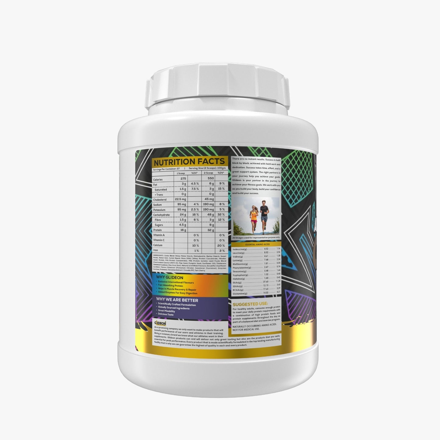 Glideon Advance Gainz Premium Muscle Gainer