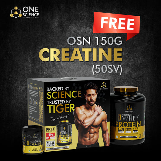 One Science Nutrition Premium Whey Protein + Creatine Combo Pack