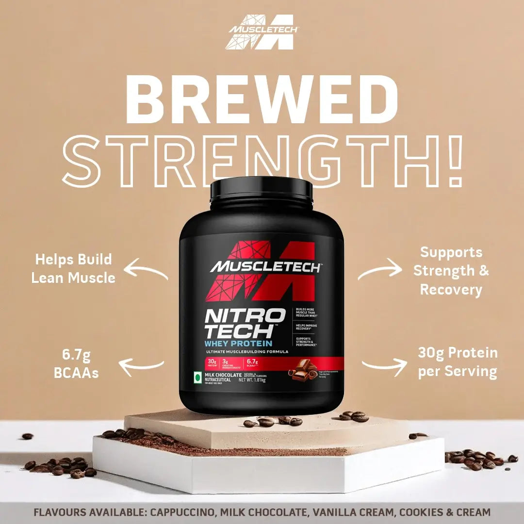 Musletech Nitro-tech Whey Protein Blend