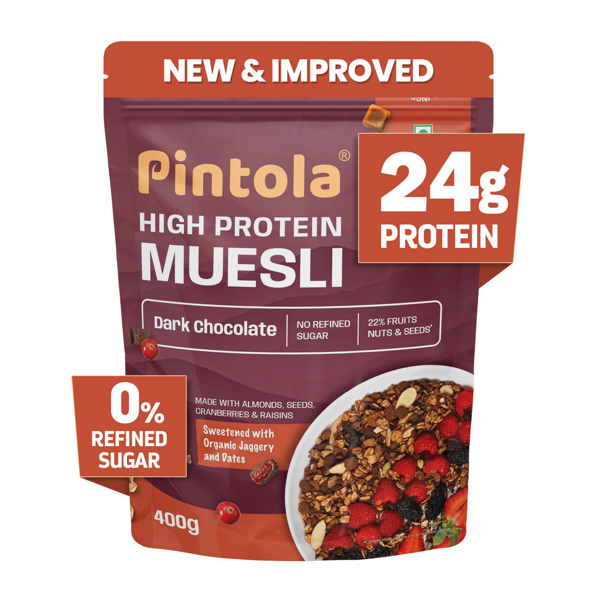 Pintola High Protein Chocolate Muesli