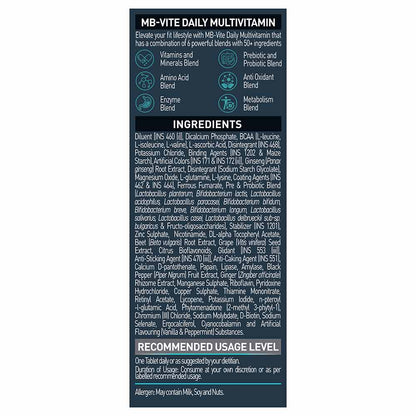 Muscleblaze MB-VITE Daily Multivitamin