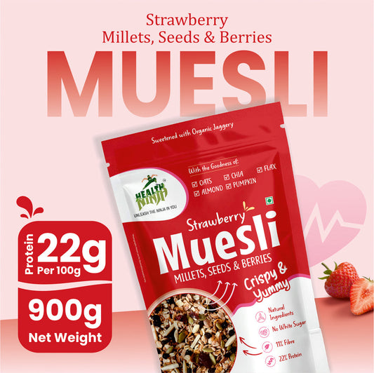 Health Ninja High Protein Super Delicious Strawberry Muesli