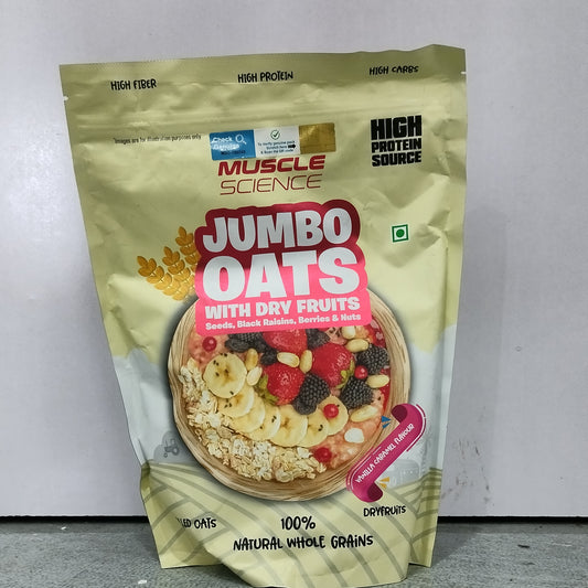 Muscle Science Vanilla Caramel Jumbo Rolled Oats