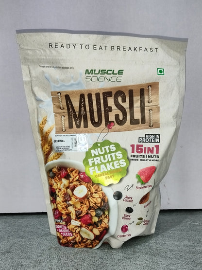 Muscle Science High Protein Fruit n Nut Muesli