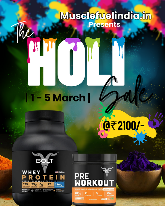 Bolt Whey Protein Concentrate 2lbs + Bolt Pre-Workout 30 Servings