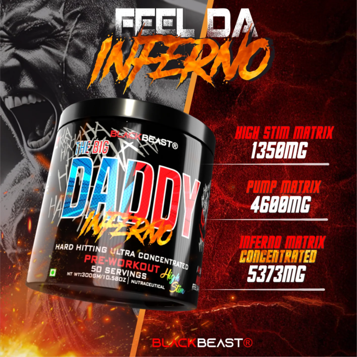 Black Beast Big Daddy Inferno Pre-Workout - Image 6