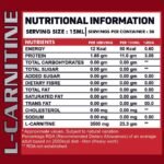 Ripped up Nutrition Liquid L-Carnitine 3500MG - Image 2