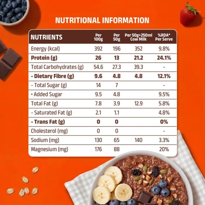 Pintola High Protein Dark Chocolate Oats - Image 2