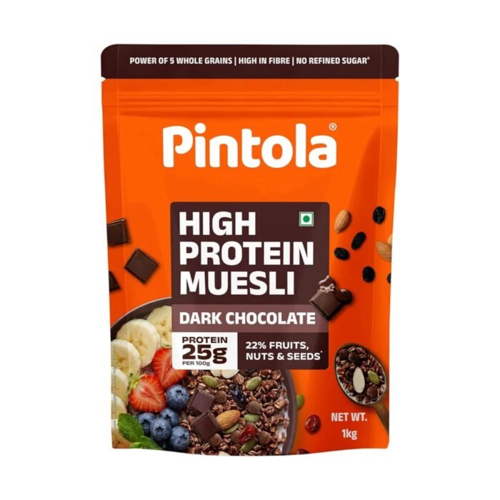 Pintola High Protein Dark Chocolate & Cranberry Muesli - Image 2
