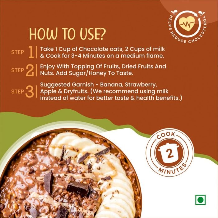 Health Ninja High Protein Dark Chocolate Oats - Image 4