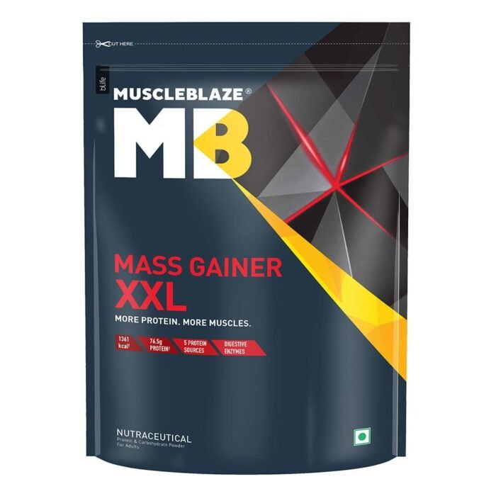 MuscleBlaze Mass Gainer XXL with Complex Carbs and Proteins in 3:1 ratio - Image 5