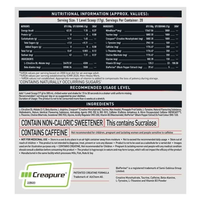 Muscleblaze WRATHX Pre-Workout - Image 4
