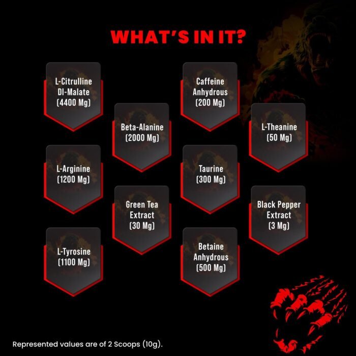 Big Muscles Karnage Red | King of Pre-Workouts - Image 2