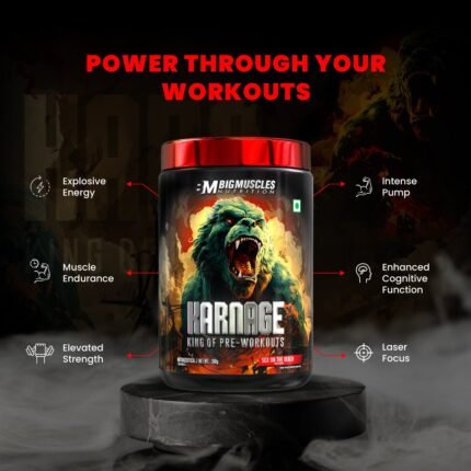 Big Muscles Karnage Red | King of Pre-Workouts
