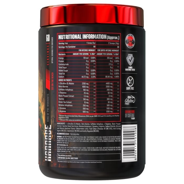 Big Muscles Karnage Red | King of Pre-Workouts - Image 3