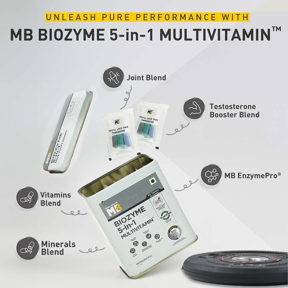 1000261233.jpg Muscleblaze Biozyme 5 in 1 Multivitamin - Image 1