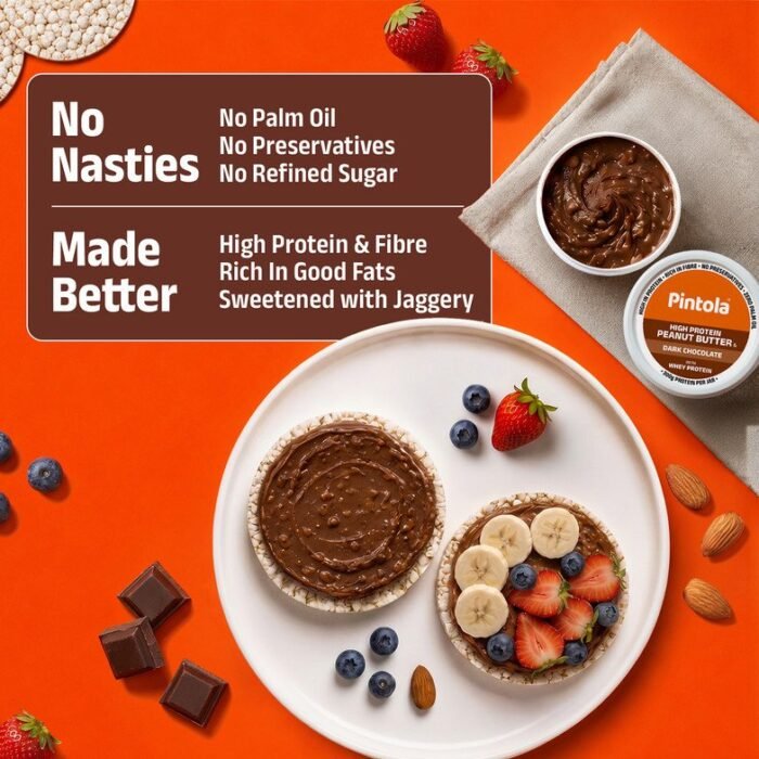 Pintola High Protein Dark Chocolate Peanut Butter - Image 3