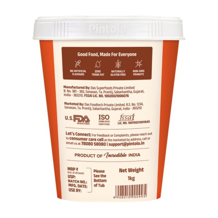 Pintola High Protein Dark Chocolate Peanut Butter - Image 4