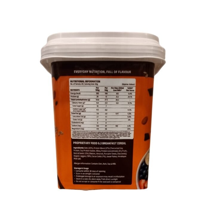 Pintola High Protein Dark Chocolate Oats Bucket - Image 2