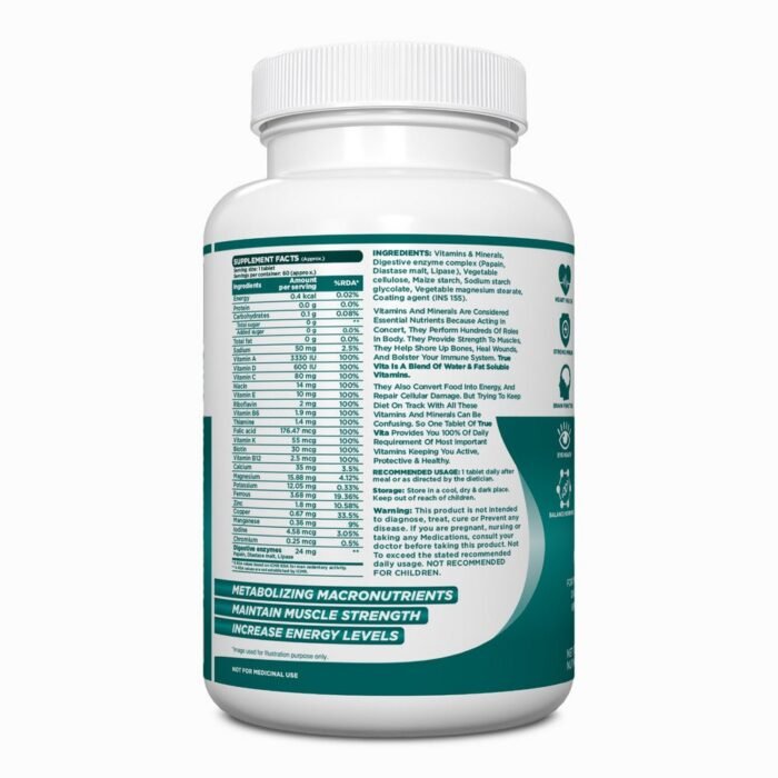 Trueforma® True Vita – Daily Multivitamin & Mineral Support - Image 3